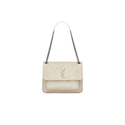 YSL NIKI MEDIUM IN VINTAGE LEATHER 6331580EN049207 (28*20*8.5cm)